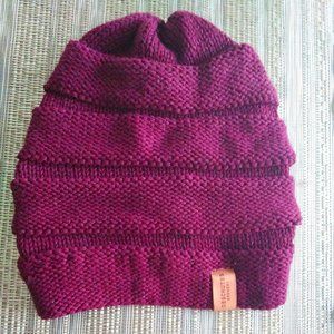 Deschutes Brewery - Women's Maroon Stretchy Knit Beanie Hat